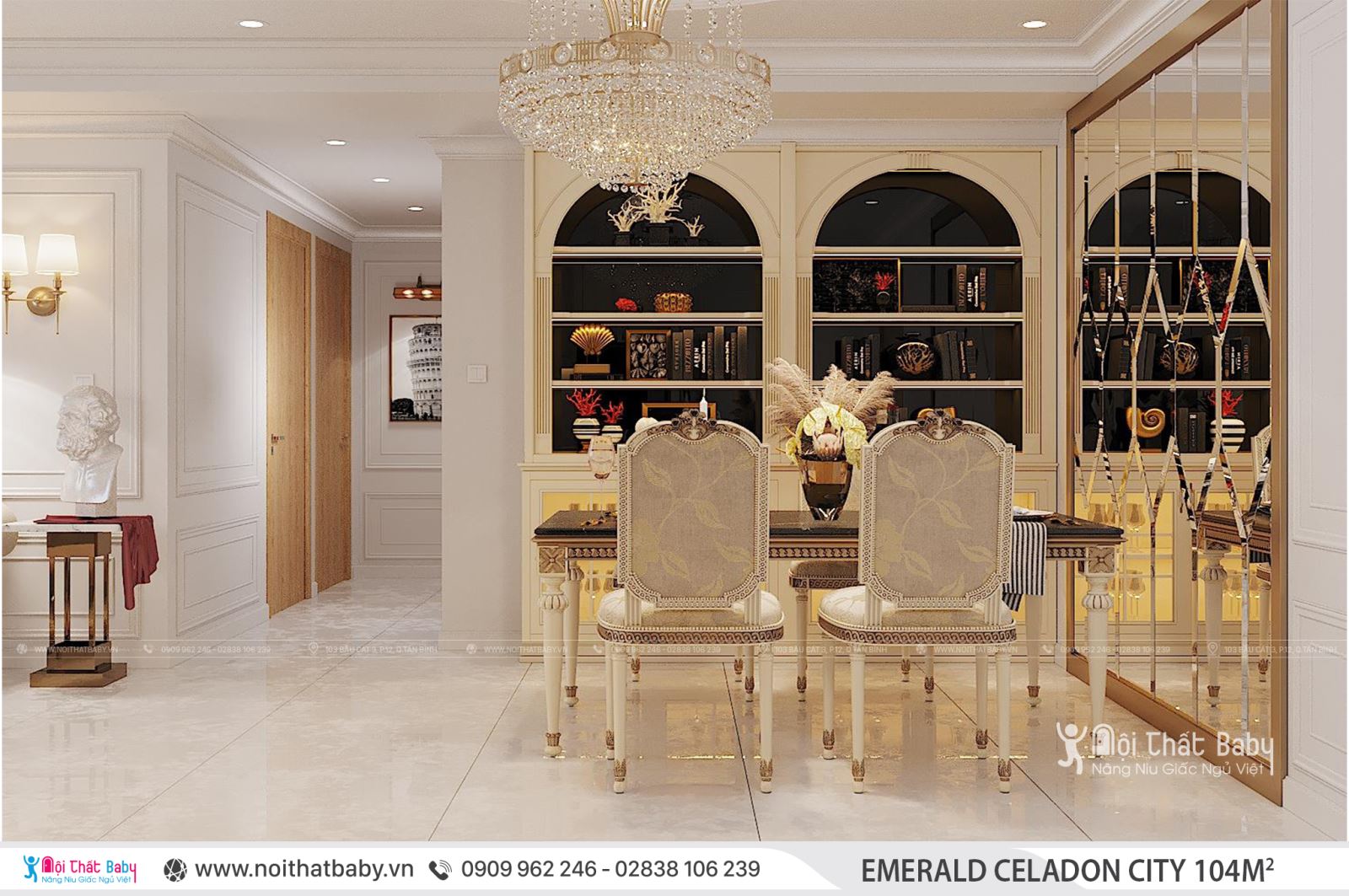 Tổng hợp các mẫu thiết kế nội thất Chung cư Emerald Celadon City